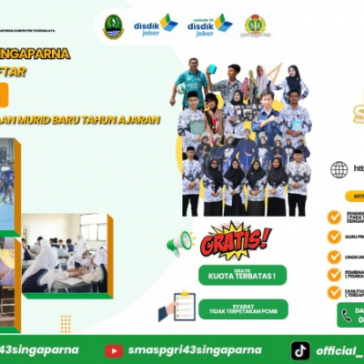 SMA PGRI 43 Singaparna Resmi Terdaftar sebagai Sekolah Swasta Kerja Sama (SSK) pada SPMB Tahun Ajaran 2026/2027